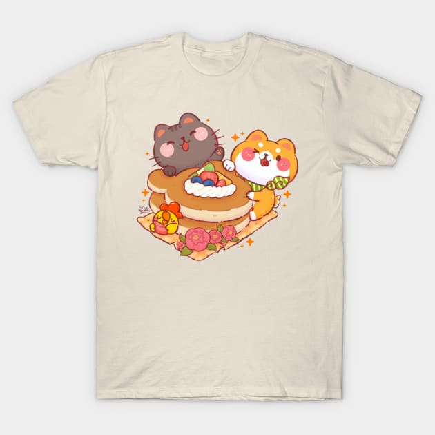 Cute Fruity Pancake T-Shirt by Nas.ArtSpace
